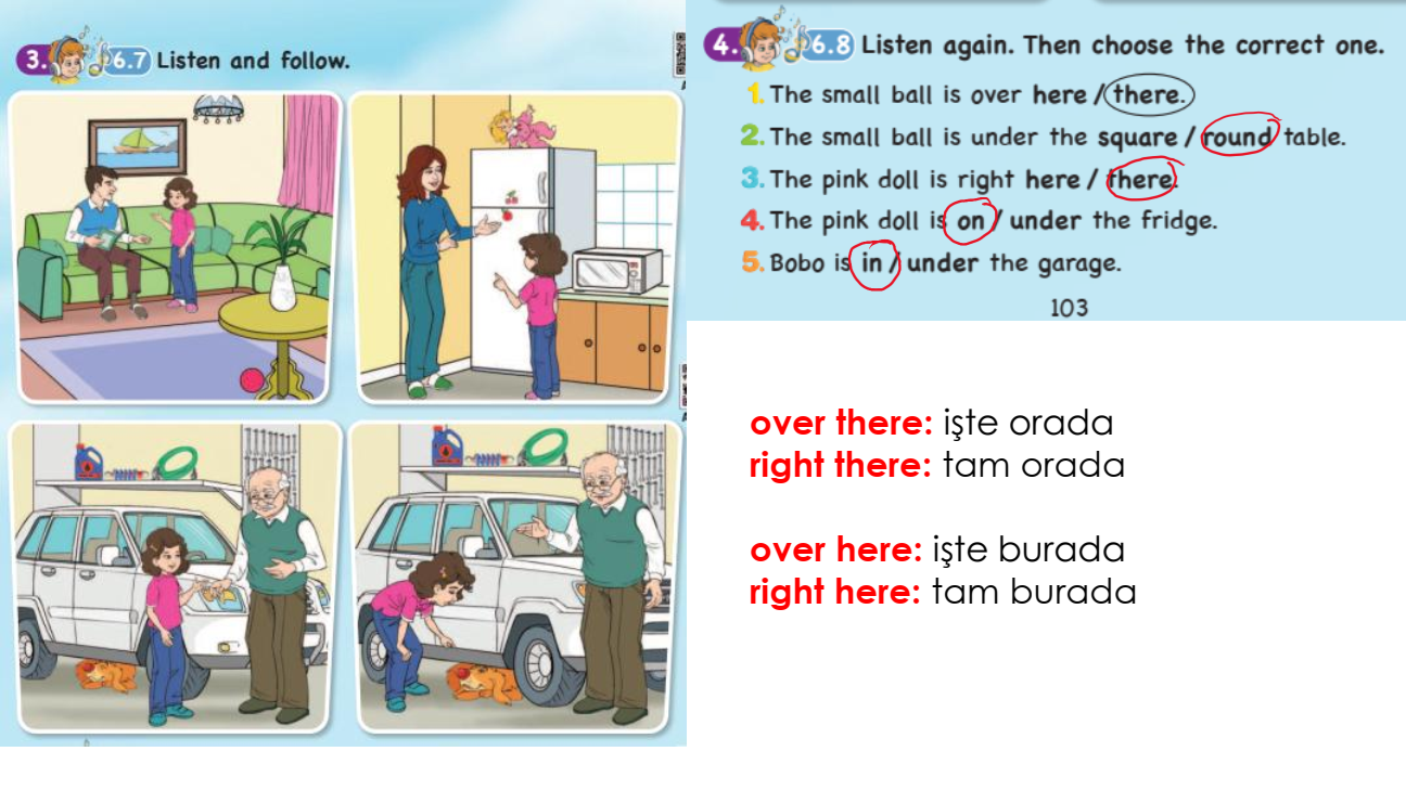 3. Sınıf Evin Bölümleri